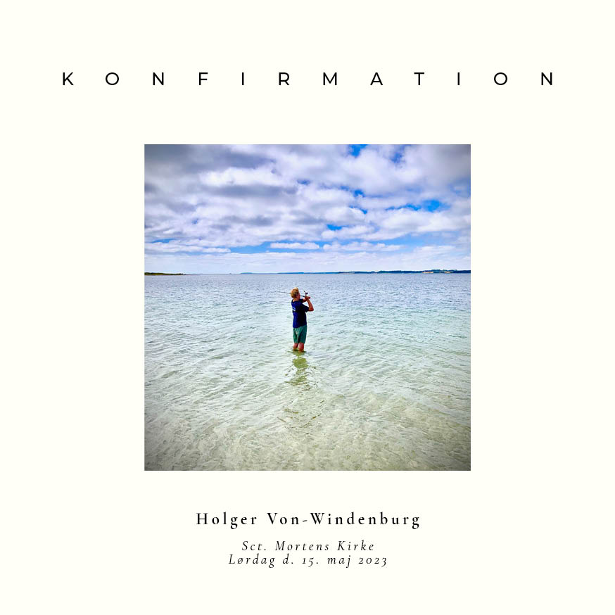 Konfirmation - Holger Konfirmation